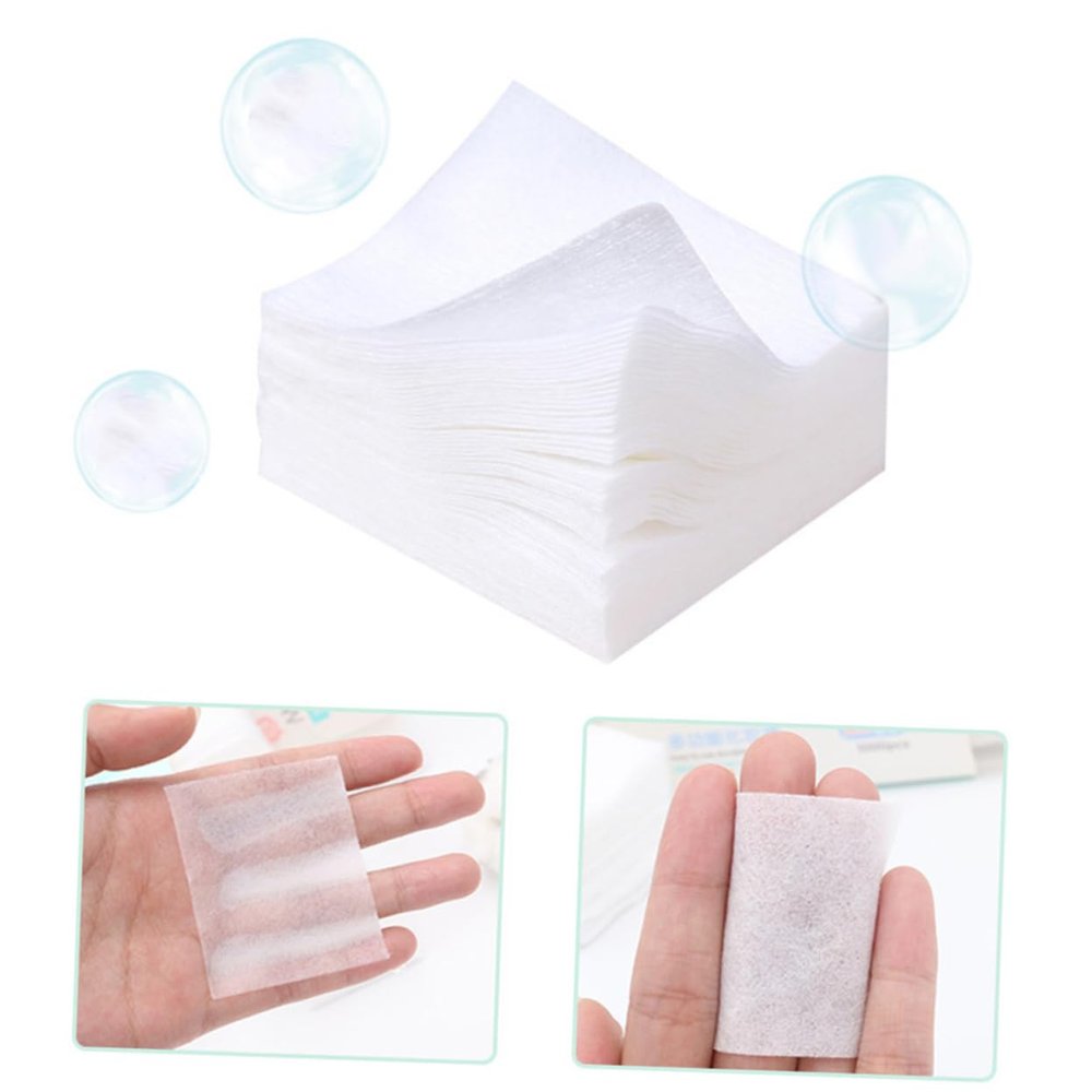 Beatifufu Natural Cotton Makeup Removal Pads 1000pcs Reusable Rounds for Gentle Makeup Removal Random Style