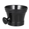 FRCOLOR Plastic Shaving Soap Bowl for Men Black Shaving Mug with Round Handle for Easy Lathering and Face Care Portable Design view 1