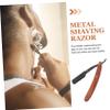 FOMIYES Professional Barber Shop Razor Men Folding Shaving Razor Metal Blade Easy to Use for Travel Home view 2