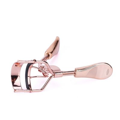 Beatifufu Makeup Beauty Tool Professional Eyelash Curler Tweezer Rose Gold Stainless Steel Clip for Lash Accessories