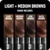 Boldify Hair Fibers Color Sample Kit - Fill In Thinning and Fine Hair for an Instantly Fuller, Thicker Look - 14 Shades for Women & Men - Light + Medium Browns view 3