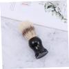 BIUDECO 1pc Men's Shaving Brush Sunk Shaped Handle Premium Beard Brush for Smooth Shaving and Grooming Comfortable Grip for Daily Use Father's Day view 2