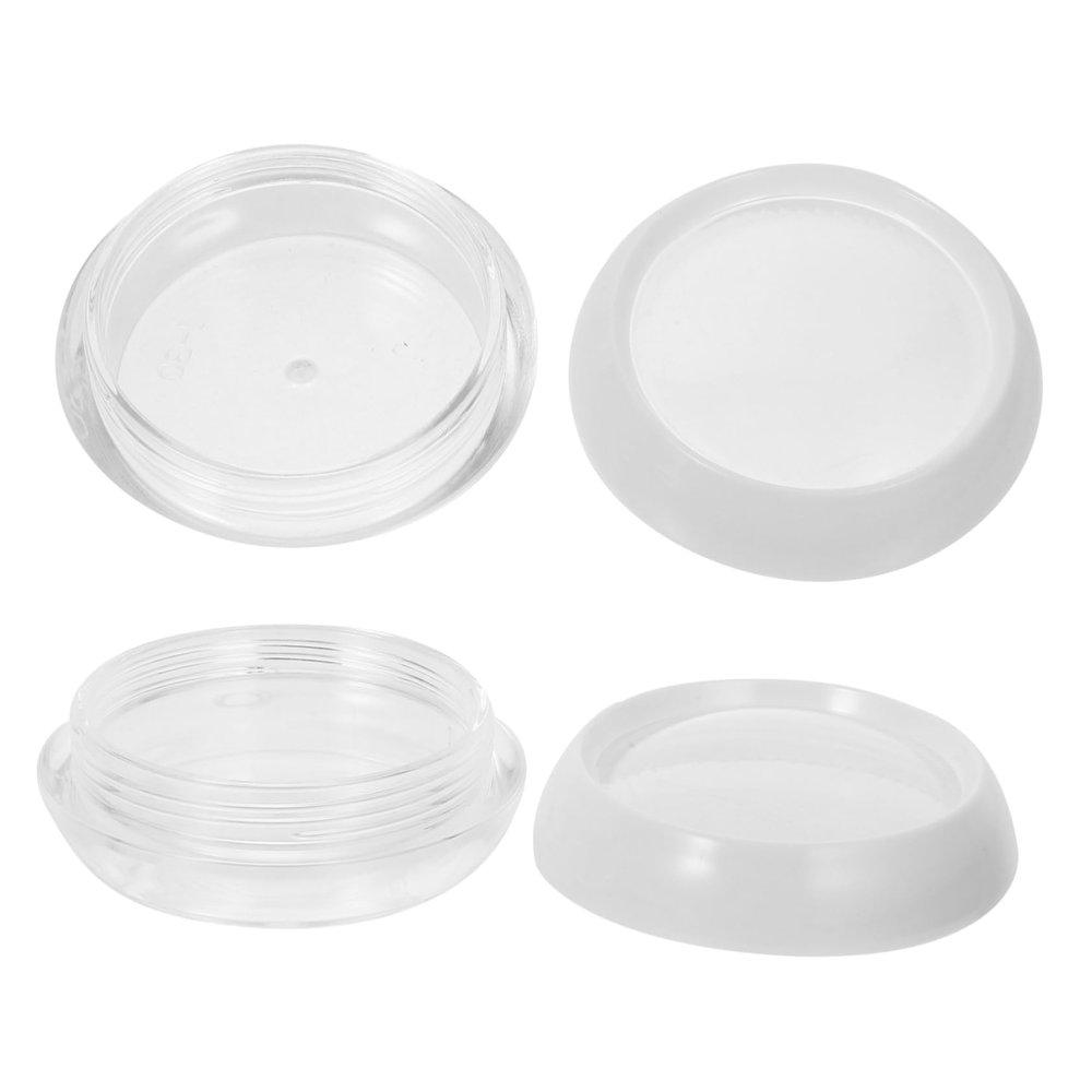 Outanaya 2pcs Double Layer Loose Powder Container for Makeup Portable Empty Cosmetic Case Travel-friendly Design for Women and Girls and Lightweight