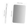 HONMEET 2pcs Stainless Steel Nail Art Palette Set Smooth Surface for Professionals DIY Makeup view 2