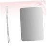 HONMEET 2pcs Stainless Steel Nail Art Palette Set Smooth Surface for Professionals DIY Makeup view 4