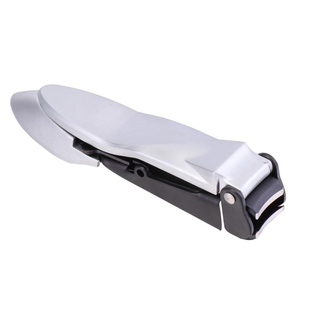 HONMEET 1pc Stainless Steel Nail Trimmer Ergonomic Nail Cutter for Easy Trimming of Non- Handle for Safety and Precision for Home Use