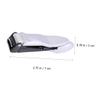 HONMEET 1pc Stainless Steel Nail Trimmer Ergonomic Nail Cutter for Easy Trimming of Non- Handle for Safety and Precision for Home Use view 4