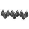 Mikinona 9pcs Men Nose Hair Trimmer Replacement Head Electric Nose Hair Trimmer Part Beard Razor Head Clipper Replacement Parts view 1