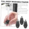 Mikinona 9pcs Men Nose Hair Trimmer Replacement Head Electric Nose Hair Trimmer Part Beard Razor Head Clipper Replacement Parts view 3