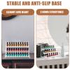 HOOTNEE Metal Nail Polish Organizer Rack Rows for Displaying Bottles Base for Home and Salon Use for Nail Polish Holder Cosmetic Storage view 4