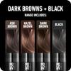 Boldify Hair Fibers Color Sample Kit - Fill In Thinning and Fine Hair for an Instantly Fuller, Thicker Look - 14 Shades for Women & Men - Dark Browns + Black view 3