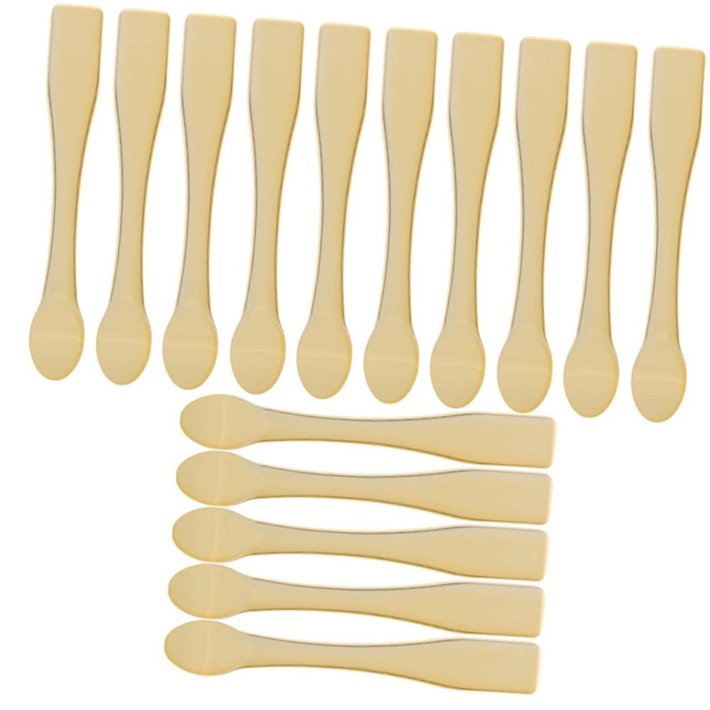 PLAFOPE 15pcs Beauty Spatula Cosmetics Spoons for Skincare Facial Mask Lotion Eye Face Spoon Reusable Easy to Clean