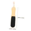 BIUDECO Foot Rasp Callus Remover Wooden Handle Double-Sided Foot File Pedicure Exfoliating Brush view 2