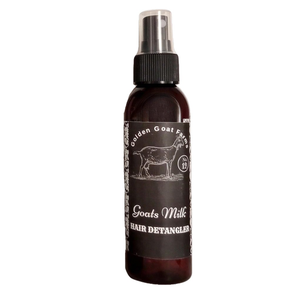 Black Canyon Home and Body Golden Goat Farms Vanilla Pumpkin Waffles Scented Hair Detangler Spray with Goat Milk, 4 Oz