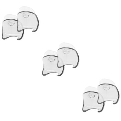 Outanaya 6pcs Razor Holder for Shower Suction Cup Razor Rack Women Holder Beard Catcher for Shaving Bathroom Shaver Sturdy Wall Hanger