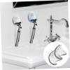 Outanaya 6pcs Razor Holder for Shower Suction Cup Razor Rack Women Holder Beard Catcher for Shaving Bathroom Shaver Sturdy Wall Hanger view 4