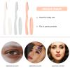 Outanaya 12pcs Facial Razor for Women Eyebrow Kit Trimmer Knife Razor Knife Shaver for Use Lightweight Non-Slip Grip view 3