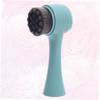 FOYTOKI 2Pcs Double-Sided Manual Facial Brush Multifunctional Skin Cleansing Tool for Exfoliation and Blackhead Removal Comfortable to Use with Unique Stand-up Design view 3