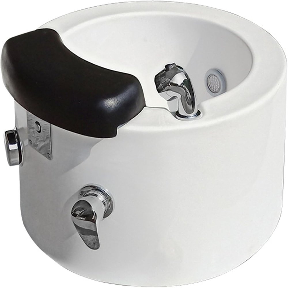 CAJUCA Acrylic Spa Footbath Nail Salon Pedicure Deep Foot Bath Spa with Massage Nail Salon Pedicure Bathtub Footbath Nail Salon Bathtub