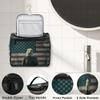 Ourtheme Eagle American Flag Travel Toiletry Bag for Women Men Large Capacity Hanging Makeup Bag Dopp Kit Shaving Bag for Toiletries Cosmetics Organizer view 3