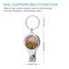 Only Red Poppies Nail Clippers Toenail Clipper Cutters Meadow of Flowers Professional Nail Trimmer Nail Cuticle Cutter for Women Men view 2