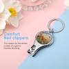Only Red Poppies Nail Clippers Toenail Clipper Cutters Meadow of Flowers Professional Nail Trimmer Nail Cuticle Cutter for Women Men view 4