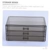 PLAFOPE Organizer Multi-layer Transparent Storage Cabinet for Jewelry Cosmetics and Desk Sundries Durable and Stackable for Home and Office Use view 4