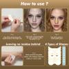 Wugbc Gold & Silver Face Freckles Tattoo - 8 Pcs Sparkle Freckles Temporary Tattoos, Long Lasting Glitter Makeup Speckles Patches - Cute Glitter Combos for Christmas & New Year view 4
