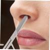 PLAFOPE 2pcs Nose Hair Trimmer Scissors Men Women Eyebrow Trimmer Mustache Scissors Facial Hair Removal Tool Stainless Steel view 3