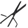 PLAFOPE 2pcs Nose Hair Trimmer Scissors Men Women Eyebrow Trimmer Mustache Scissors Facial Hair Removal Tool Stainless Steel view 4