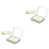 Outanaya 2sets Portable Tea Oil Absorbing Sheets Mirror Case Face Oil Control Tissues for Oily Skin Replacement Blotting Papers Convenient Makeup Essential for Men Women view 1