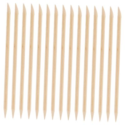 FOMIYES Professional Wood Cuticle Pusher Sticks 200pcs Nail Tools for Manicure Pedicure Sticks Set