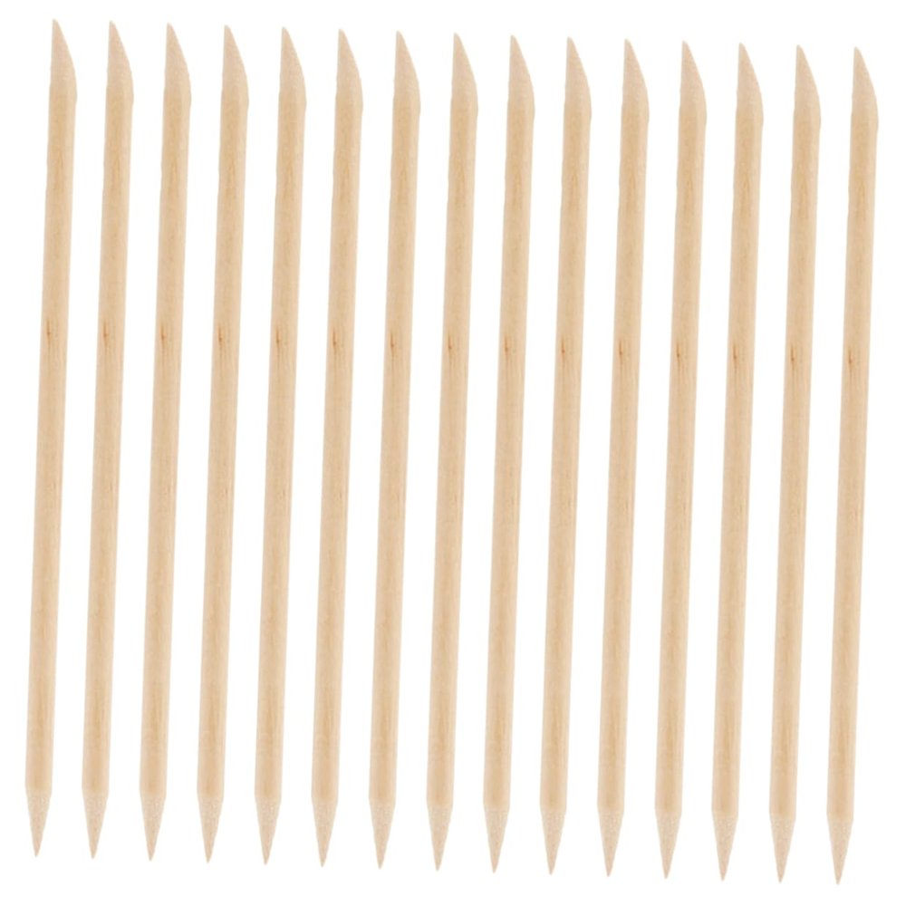 FOMIYES Professional Wood Cuticle Pusher Sticks 200pcs Nail Tools for Manicure Pedicure Sticks Set