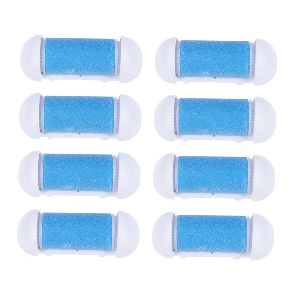 Didiseaon 10pcs Replacement Roller for Electric Foot Water Resistant Exfoliator for Dead Skin Removal Ergonomic Design Compatible Foot Grinding Device Sky-