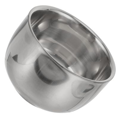Baluue Stainless Steel Shaving Bowl for Men Soap Foaming Bowl for Shaving Soap Home Barber Essential Capacity for Random Style
