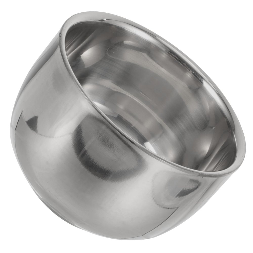 Baluue Stainless Steel Shaving Bowl for Men Soap Foaming Bowl for Shaving Soap Home Barber Essential Capacity for Random Style