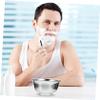 Baluue Stainless Steel Shaving Bowl for Men Soap Foaming Bowl for Shaving Soap Home Barber Essential Capacity for Random Style view 4
