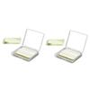 Mikinona 2sets Oil Absorbing Sheets Mirror Puff Tea Oil Control Blotting Paper for Oily Skin for Men Women view 1