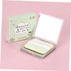 Mikinona 2sets Oil Absorbing Sheets Mirror Puff Tea Oil Control Blotting Paper for Oily Skin for Men Women view 2