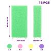 BIUDECO 12pcs Pu Foot Pumice Stones for Callus Removal Ergonomic Foot Scrubber Tools in Bright Colors at Home The Go view 3