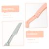 HONMEET 12pcs Portable Eyebrow Razor Shaper Kit for Women Precision Trimming Tool for Eyebrows Facial Hair and Bikini Area Safety Cover and Lightweight Grip view 3