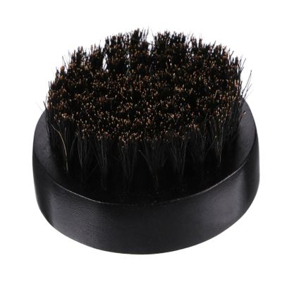 Baluue 1pc Ergonomic Boar Bristle Beard Brush Wooden Grooming Tool for Beard Care Lightweight Men Grooming Kit Black