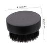 Baluue 1pc Ergonomic Boar Bristle Beard Brush Wooden Grooming Tool for Beard Care Lightweight Men Grooming Kit Black view 2