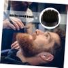 Baluue 1pc Ergonomic Boar Bristle Beard Brush Wooden Grooming Tool for Beard Care Lightweight Men Grooming Kit Black view 4