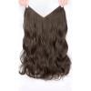 tanyunji001 Wigs, One-piece Wig Piece Big Wave U-shaped Curls Fluffy Hair Volume Wig Girls Long Hair No Trace Hair Extension Piece,Wigs to Cover Baldness(Light brown,60CM/23.6 inches) view 1