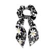 YUVAMAGIMO Daisy Bow Hair Ties Short Hair Scarf wicth Ribbon Bow Scrunchies Satin Scrunchie with Tails Long Bow Braids Ponytail Holders Silk Hair Scrunchies for Women Girls Hair Accessories view 1