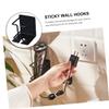 Baluue Keep Shaving Supplies Organized Wall-mounted Razor Holder Electric Razor Hanger Steel Razor Rack Holder for Razor Razor Shower Holder view 3