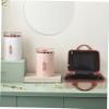 TOVINANNA Makeup Carrying Case Large Capacity Portable Makeup Storage Suitcase Travel Containers for Toiletries Stylish and Functional Plastic Mini Suitcase Bag view 3