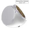 NTVOWPZO Small Compact Mirror Glitter Sequin Spot Pocket Mirror Travel Makeup Mirror Round Compact Mirrors Double-Sided Makeup Portable Handheld Mirror for Purses Pocket view 2