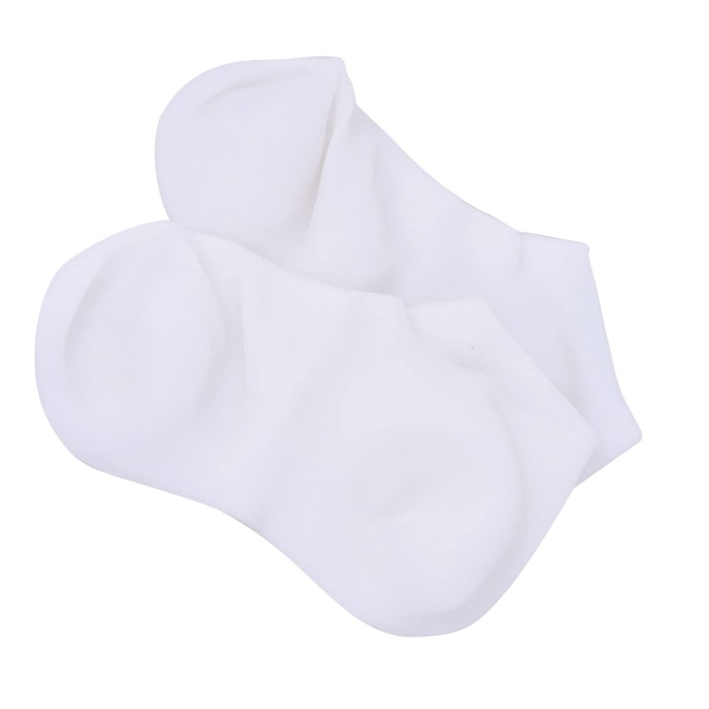 Didiseaon 1pair Moisturizing Foot Exfoliator Socks for Feet Care Unisex Treatment Socks Natural Ingredients Dry Design XL White for Soft and Healthy Skin
